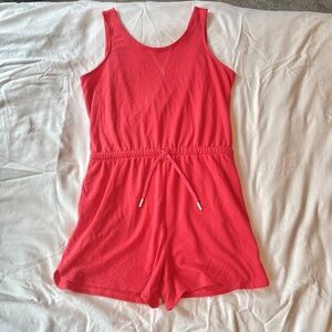 Tek Gear cross-back romper coral women’s size M